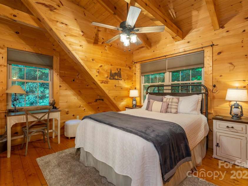 45 Ginger Lane, Waynesville, NC 28785.  MLS# CAR4256297, YatesRealty ID 18665. Bedroom 2 Upper Level