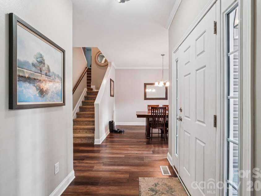 589 Newport Drive, Mount Gilead, NC 27306.  MLS# CAR4306770, YatesRealty ID 18667. Front Door looking right.