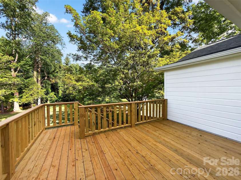 262 Pleasant Street, Spindale, NC 28160.  MLS# CAR4377078, YatesRealty ID 18676. Back Deck