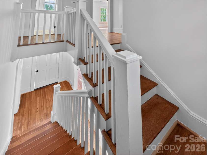 262 Pleasant Street, Spindale, NC 28160.  MLS# CAR4377078, YatesRealty ID 18676. Staircase