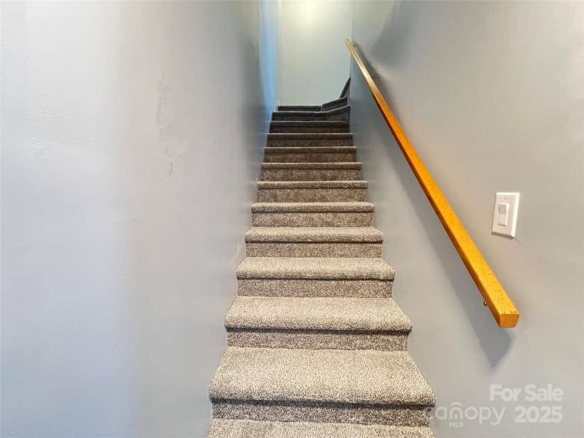 1905 Clay Street, Kannapolis, NC 28083.  MLS# CAR4227003, YatesRealty ID 1868. Stairs to Upper Level