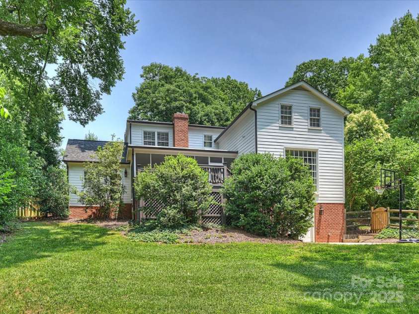 2919 Wickersham Road, Charlotte, NC 28211.  MLS# CAR4263268, YatesRealty ID 18682. Rear Exterior