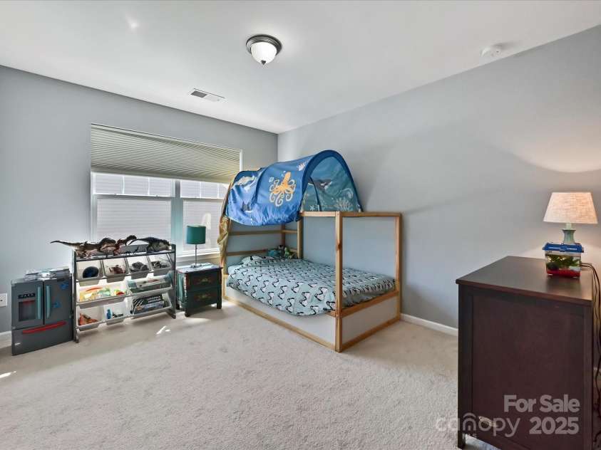 11621 Red Knoll Lane, Pineville, NC 28134.  MLS# CAR4238844, YatesRealty ID 18689. Bedroom #2 has en-suite bath & WIC