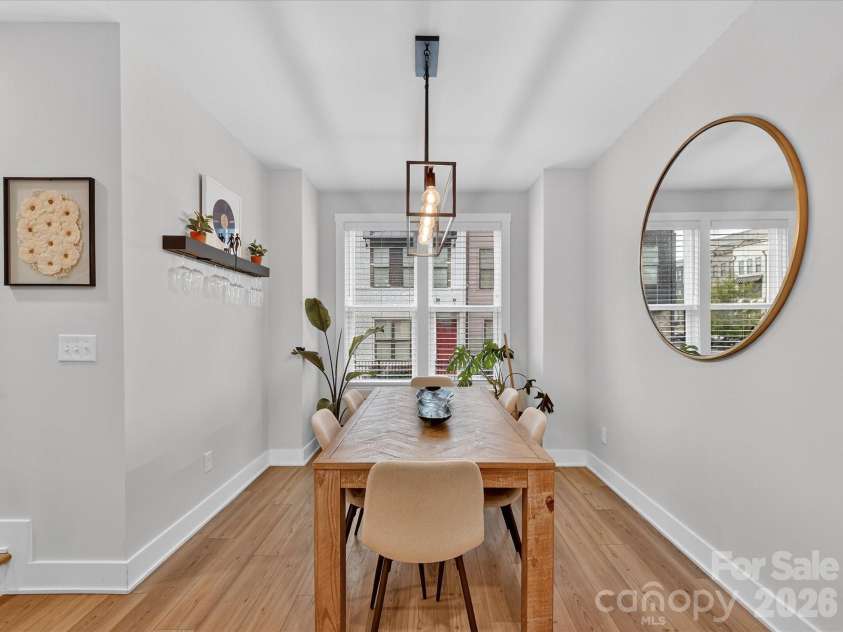 2024 Terwilliger Terrace, Charlotte, NC 28203.  MLS# CAR4354818, YatesRealty ID 18690. Main Level Dining Room