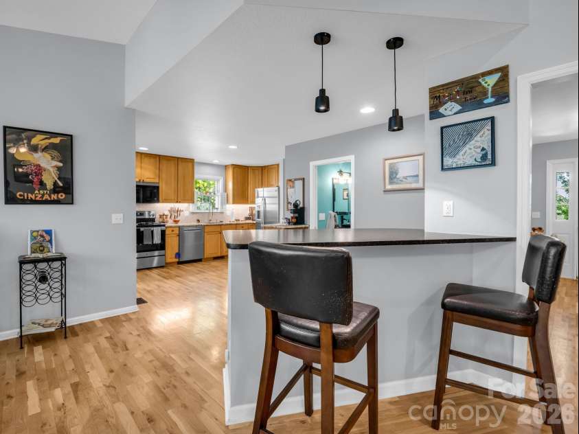 179 Kingfisher Lane, Mills River, NC 28759.  MLS# CAR4371659, YatesRealty ID 18691. Bar