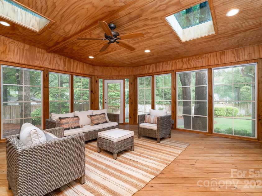 1209 Alfred Street, Charlotte, NC 28211.  MLS# CAR4252796, YatesRealty ID 18696. Screened porch