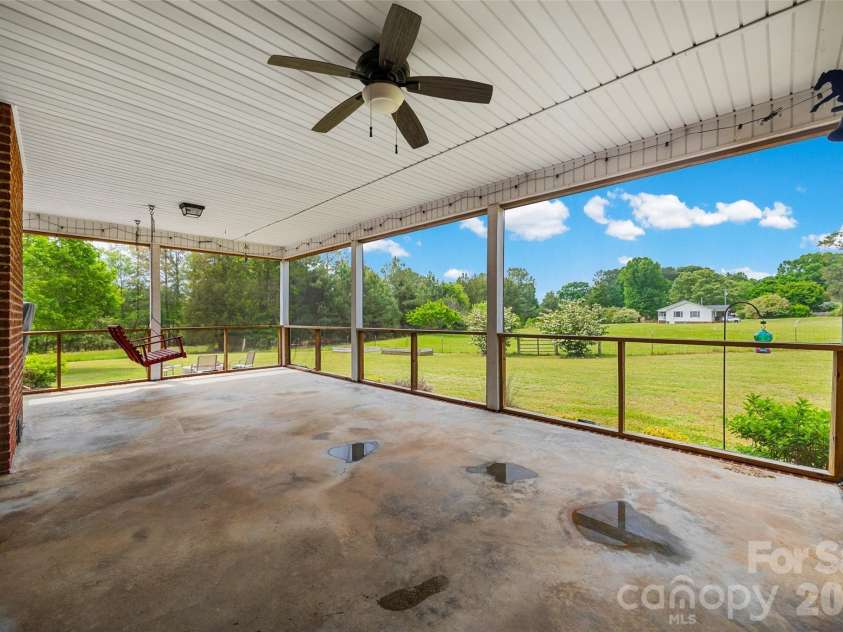 738 Costner School Road, Bessemer City, NC 28016.  MLS# CAR4373154, YatesRealty ID 18704. Screen Porch