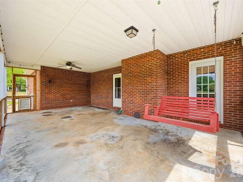 738 Costner School Road, Bessemer City, NC 28016.  MLS# CAR4373154, YatesRealty ID 18704. Screen Porch