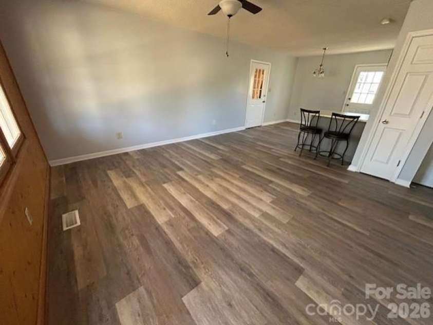 1616 Lazenby Street, Newton, NC 28658.  MLS# CAR4266358, YatesRealty ID 18709. Living room