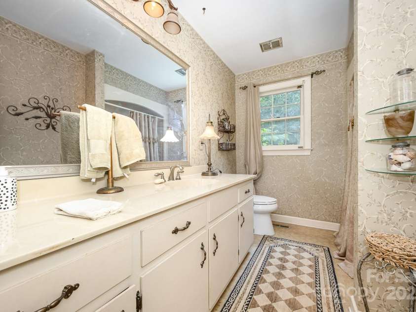 4630 Woodleaf Road, Salisbury, NC 28147.  MLS# CAR4319288, YatesRealty ID 18711. Main Bathroom on 1st Floor