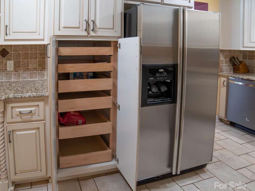 2411 Allendale Circle, Lenoir, NC 28645.  MLS# CAR4265888, YatesRealty ID 18717. Custom cabinets with storage