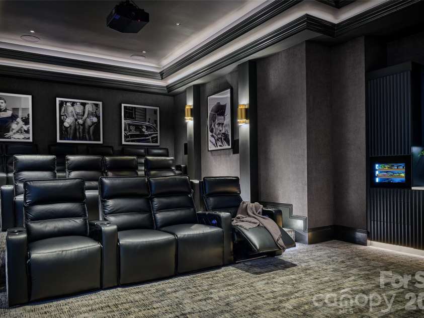 433 Highland Forest Drive, Charlotte, NC 28270.  MLS# CAR4378421, YatesRealty ID 18721. Theater