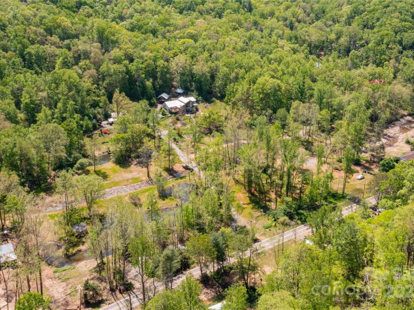 28 & 29 Spruce Chase Lane, Swannanoa, NC 28778.  MLS# CAR4251000, YatesRealty ID 18737. Aerial Image