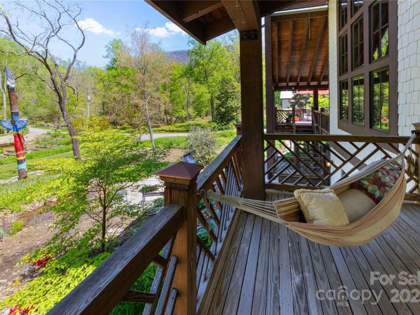28 & 29 Spruce Chase Lane, Swannanoa, NC 28778.  MLS# CAR4251000, YatesRealty ID 18737. Primary Suite Private Deck