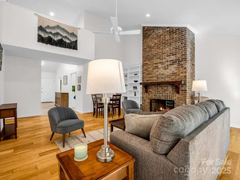 8 Hunting Country Trail, Tryon, NC 28782.  MLS# CAR4244551, YatesRealty ID 18739. Looking toward the front entrance