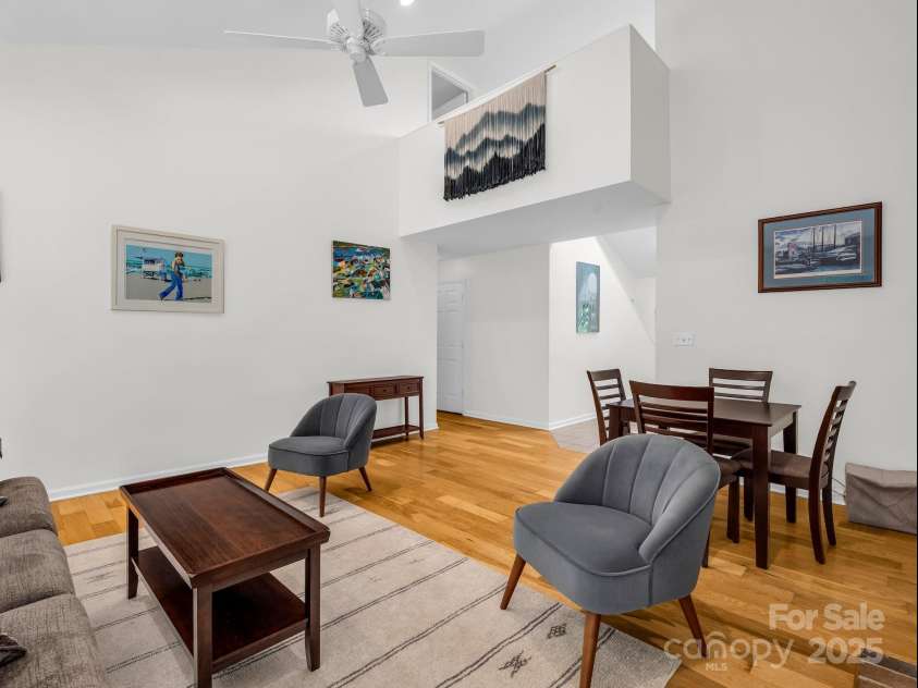 8 Hunting Country Trail, Tryon, NC 28782.  MLS# CAR4244551, YatesRealty ID 18739. Wood floors throughout most of the unit