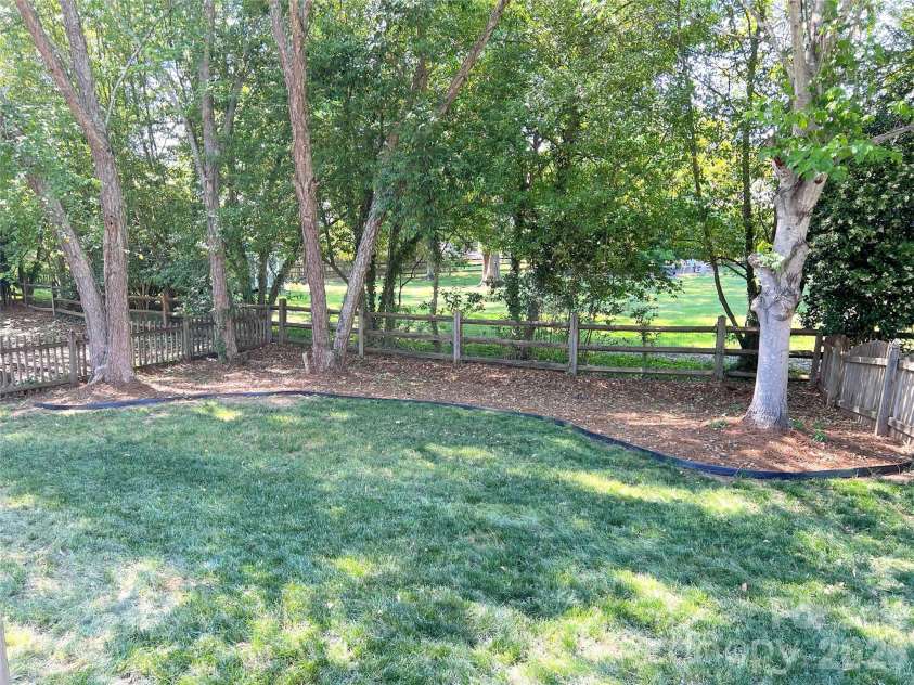 6501 Outer Bridge Lane, Charlotte, NC 28270.  MLS# CAR4377519, YatesRealty ID 18747. View from deck.