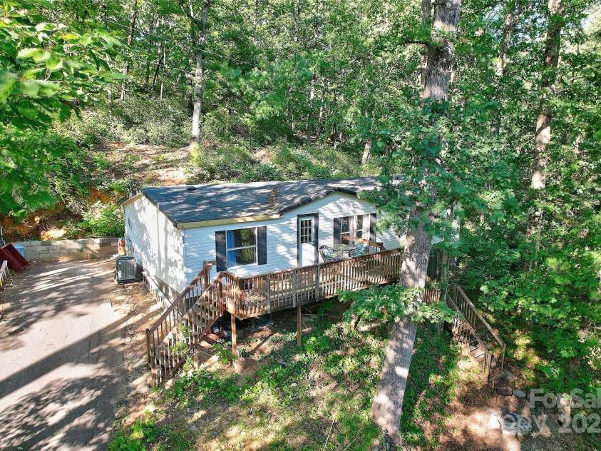 138 Buddy Lane, Chimney Rock, NC 28720.  MLS# CAR4326250, YatesRealty ID 1875. Aerial view