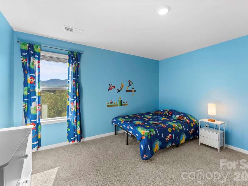 141 Amblers Knoll Road, Weaverville, NC 28787.  MLS# CAR4367667, YatesRealty ID 18758. 3rd spacious BR with a view!