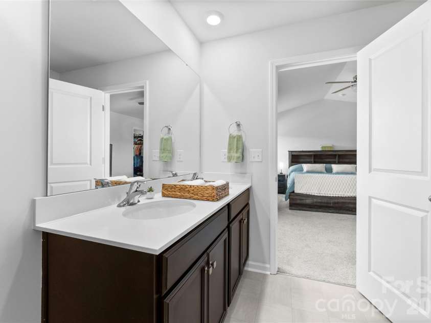 141 Amblers Knoll Road, Weaverville, NC 28787.  MLS# CAR4367667, YatesRealty ID 18758. Double vanity in this Primary BA