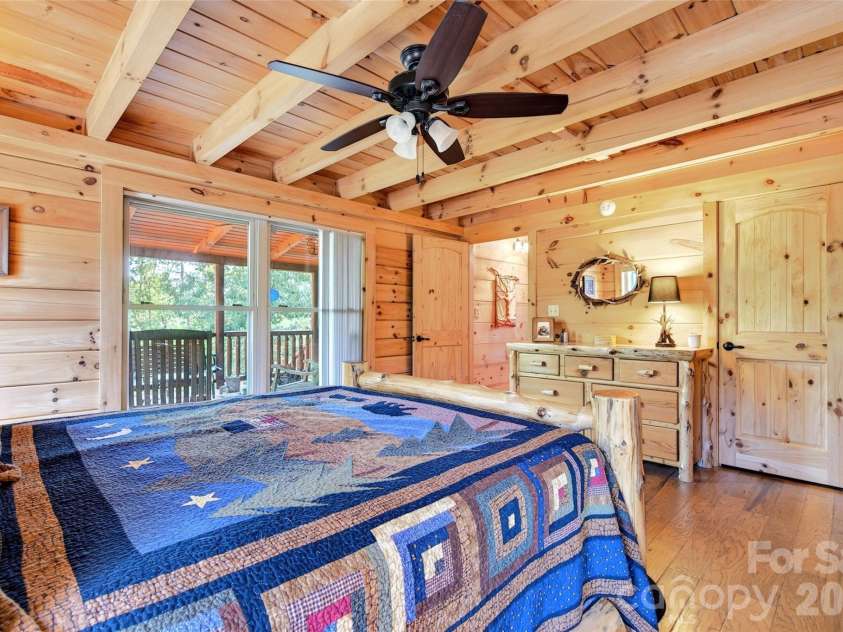 96 Boysenberry Drive, Nebo, NC 28761.  MLS# CAR4378024, YatesRealty ID 18759. Primary Bedroom