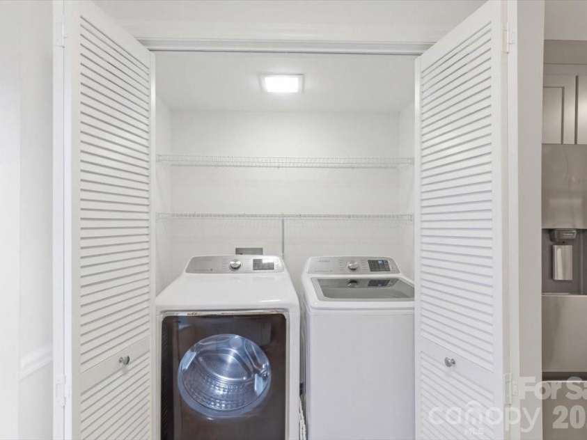 2705 New Hamlin Way, Charlotte, NC 28210.  MLS# CAR4358259, YatesRealty ID 18763. Laundry Closet