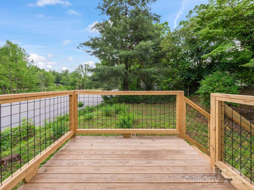 123 Edwards Avenue, Swannanoa, NC 28778.  MLS# CAR4265830, YatesRealty ID 18765. Enjoy your new deck.