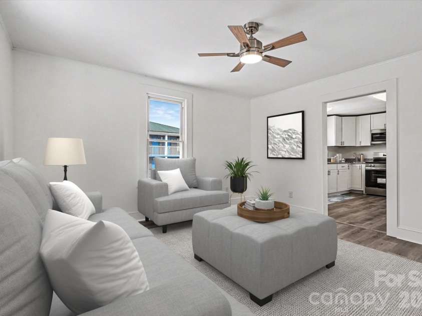 3042 Oxford Street, Claremont, NC 28610.  MLS# CAR4337240, YatesRealty ID 18766. Virtual Staged - Living Room