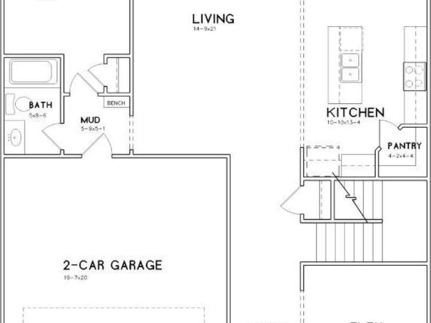 1811 Country Club Road, Lincolnton, NC 28092.  MLS# CAR4262998, YatesRealty ID 18770. Floor plan - first floor