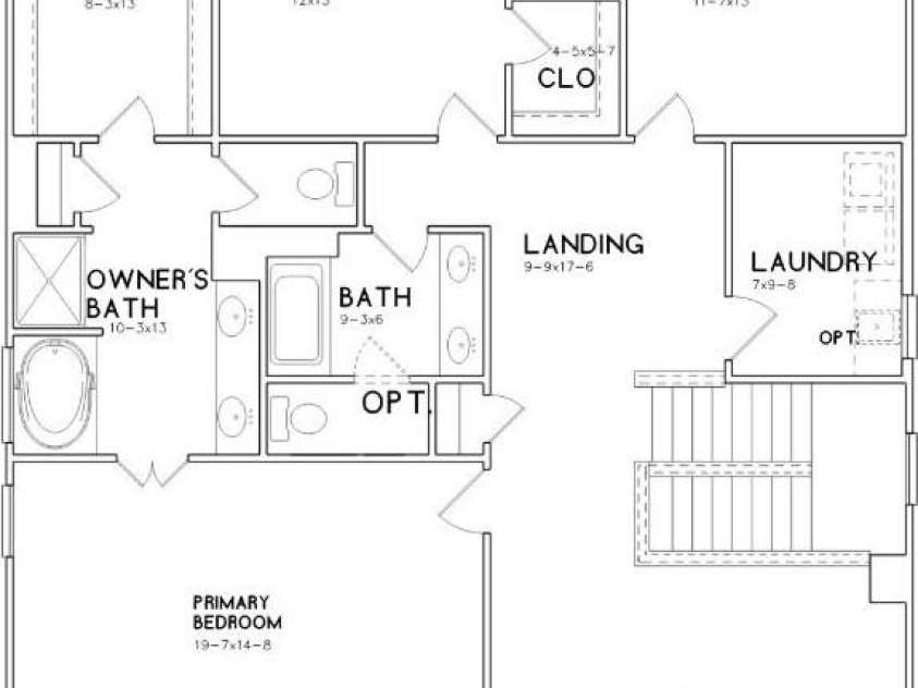 1811 Country Club Road, Lincolnton, NC 28092.  MLS# CAR4262998, YatesRealty ID 18770. Floor plan - second floor