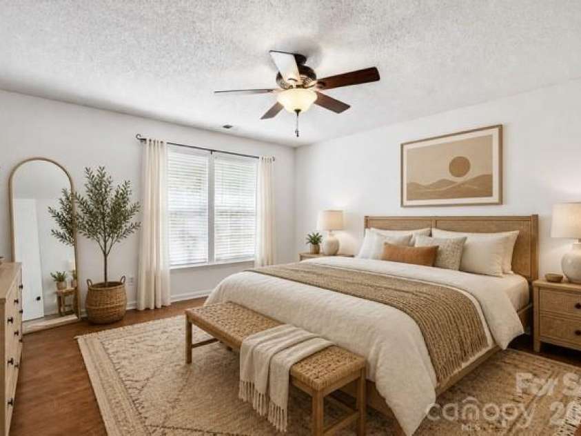 3419 Pondridge Court, Charlotte, NC 28269.  MLS# CAR4369993, YatesRealty ID 18775. Primary Suite Virtually Staged