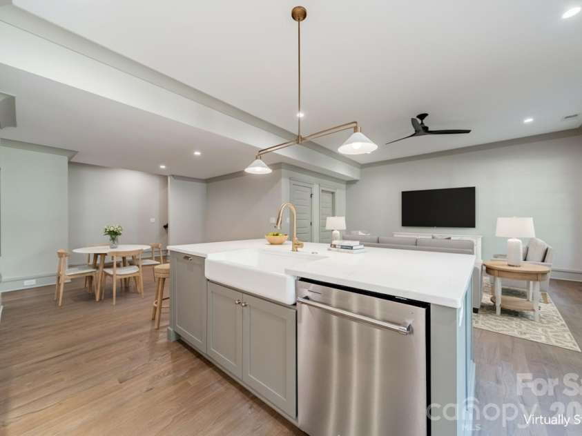 839 Drummond Avenue, Charlotte, NC 28205.  MLS# CAR4349252, YatesRealty ID 18778. Basement - virtually staged