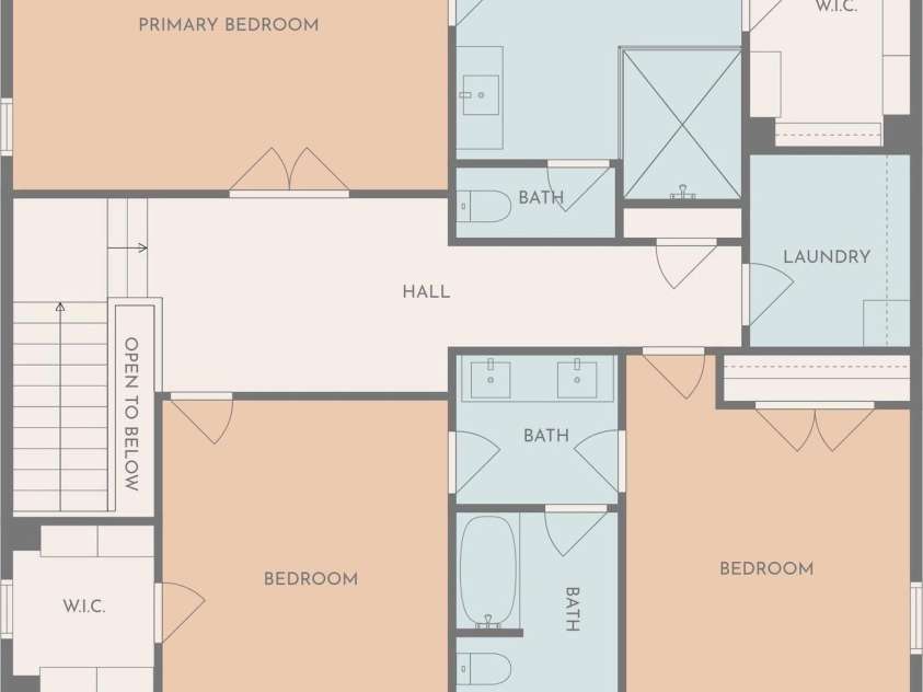 839 Drummond Avenue, Charlotte, NC 28205.  MLS# CAR4349252, YatesRealty ID 18778. Second floor plan