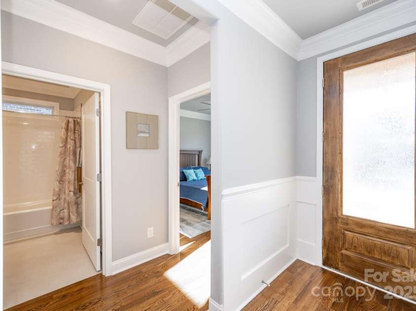 1422 Spring Ridge Lane, Denver, NC 28037.  MLS# CAR4209796, YatesRealty ID 18781. Front entry to guest bedroom