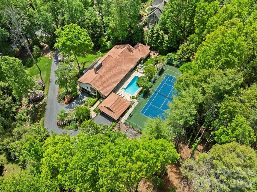 69 Forest Road, Asheville, NC 28803.  MLS# CAR4376506, YatesRealty ID 18781. Exterior From Above