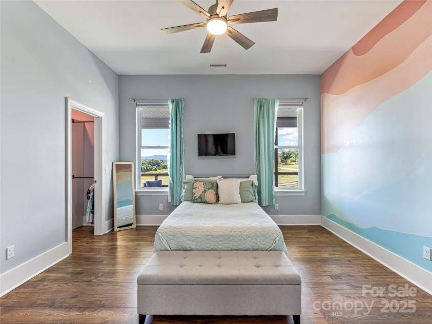 16 Pisgah Ridge Trail, Mills River, NC 28759.  MLS# CAR4257871, YatesRealty ID 18784. Bedroom on Main Level.