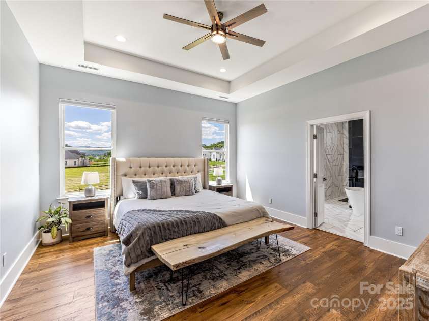 16 Pisgah Ridge Trail, Mills River, NC 28759.  MLS# CAR4257871, YatesRealty ID 18784. Primary Bedroom