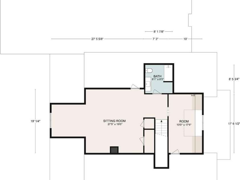 16 Pisgah Ridge Trail, Mills River, NC 28759.  MLS# CAR4257871, YatesRealty ID 18784. Upper Level Floor Plan