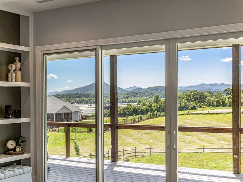 16 Pisgah Ridge Trail, Mills River, NC 28759.  MLS# CAR4257871, YatesRealty ID 18784. Views From Main Level Living Room