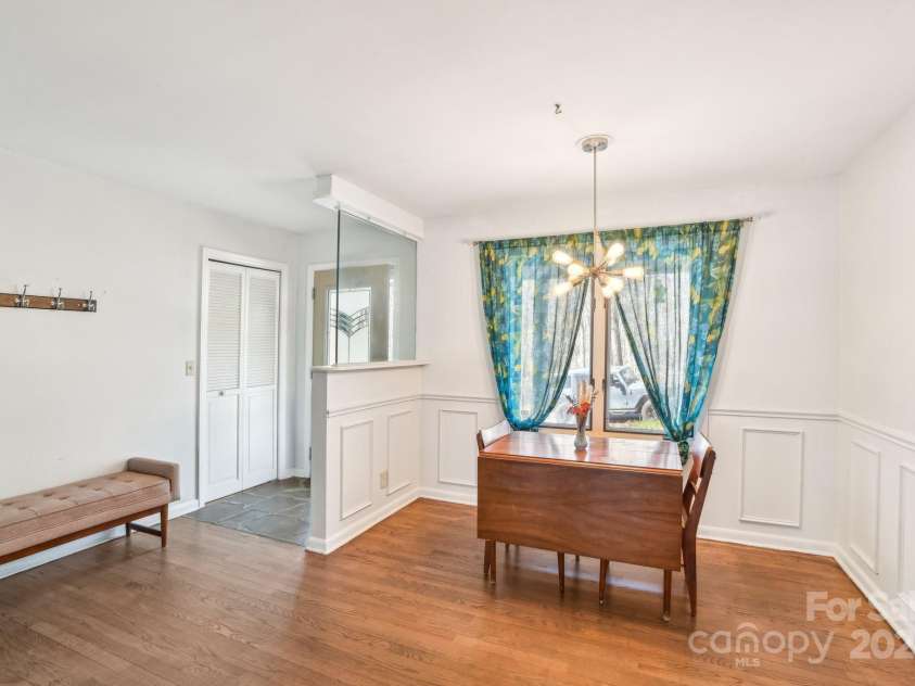 160 Lakota Lane, Tryon, NC 28782.  MLS# CAR4228822, YatesRealty ID 18789. Entryway and dining