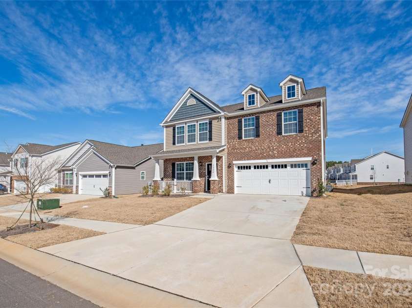 7324 Teague Drive, Gastonia, NC 28056.  MLS# CAR4217797, YatesRealty ID 18793. Front of Home