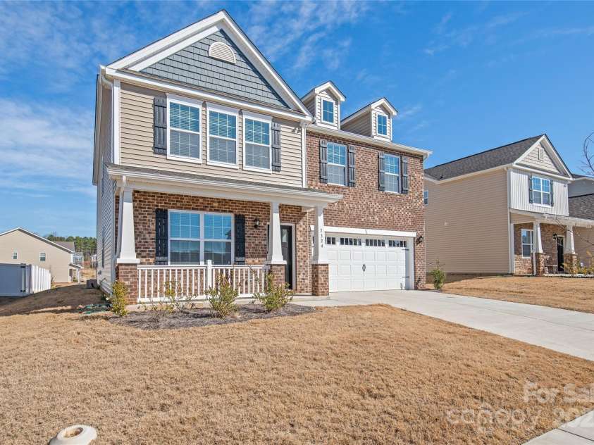 7324 Teague Drive, Gastonia, NC 28056.  MLS# CAR4217797, YatesRealty ID 18793. Front of Home