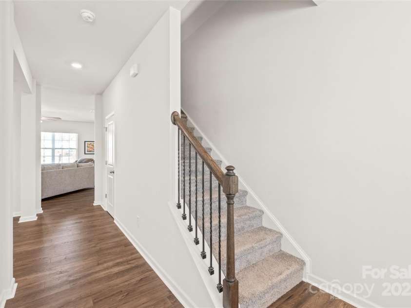 7324 Teague Drive, Gastonia, NC 28056.  MLS# CAR4217797, YatesRealty ID 18793. Stairway and hall