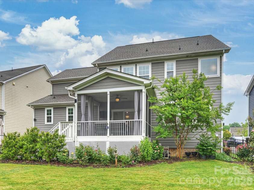 932 Claires Creek Lane, Davidson, NC 28036.  MLS# CAR4370452, YatesRealty ID 18798. Rear Elevation 