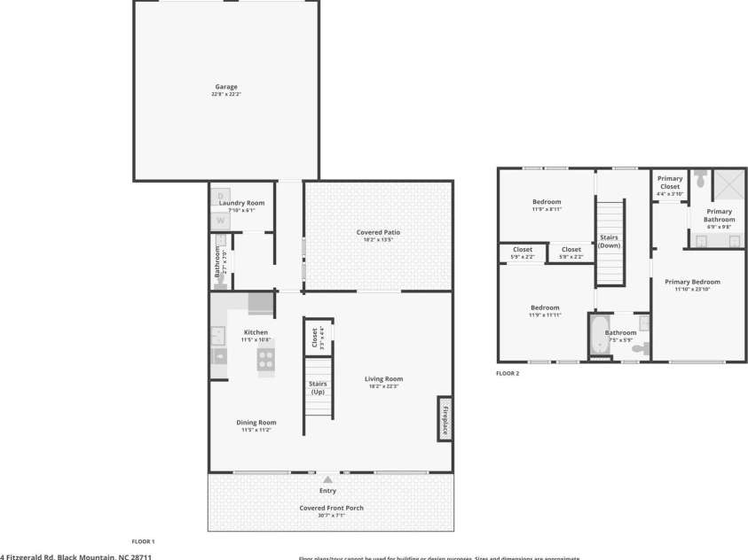 4 Fitzgerald Road, Black Mountain, NC 28711.  MLS# CAR4371041, YatesRealty ID 18801. 