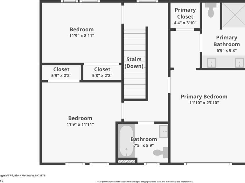 4 Fitzgerald Road, Black Mountain, NC 28711.  MLS# CAR4371041, YatesRealty ID 18801. 