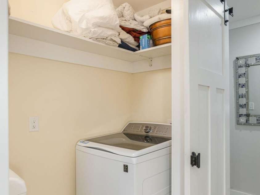 4329 Island Ford Road, Brevard, NC 28712.  MLS# CAR4252076, YatesRealty ID 18801. Laundry Area off of Hallway Upstairs