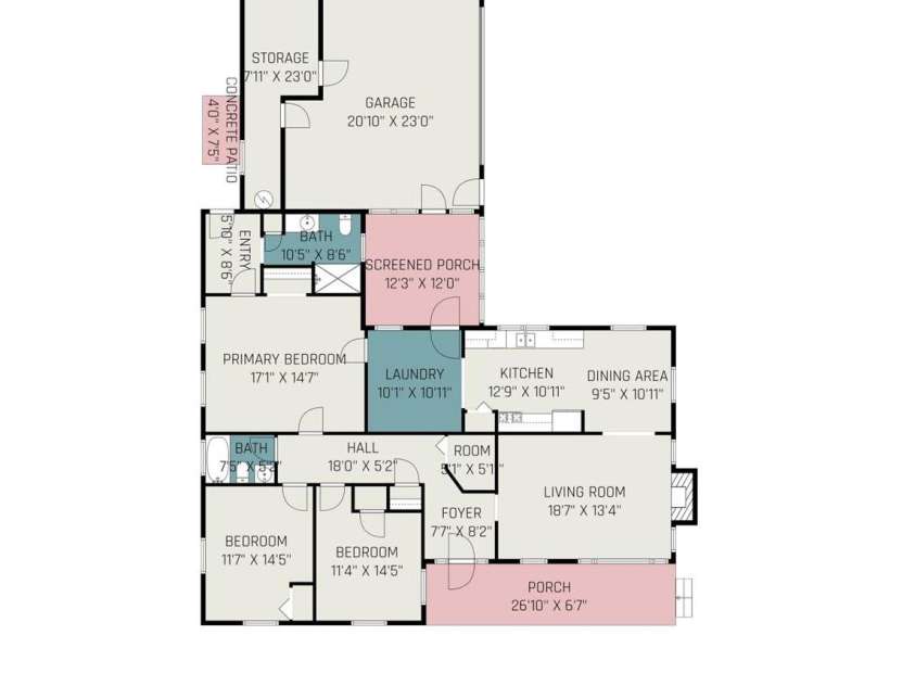 506 7th Street, Hickory, NC 28602.  MLS# CAR4255444, YatesRealty ID 18804. 