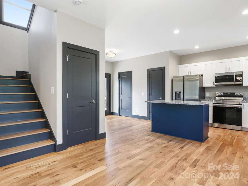 52 Fox Drive, Asheville, NC 28803.  MLS# CAR4201409, YatesRealty ID 1881. Open Concept Kitchen and Dining Area