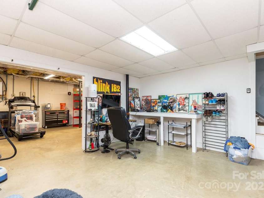 1645 Hickory Springs Road, Burnsville, NC 28714.  MLS# CAR4260205, YatesRealty ID 18810. Large basement